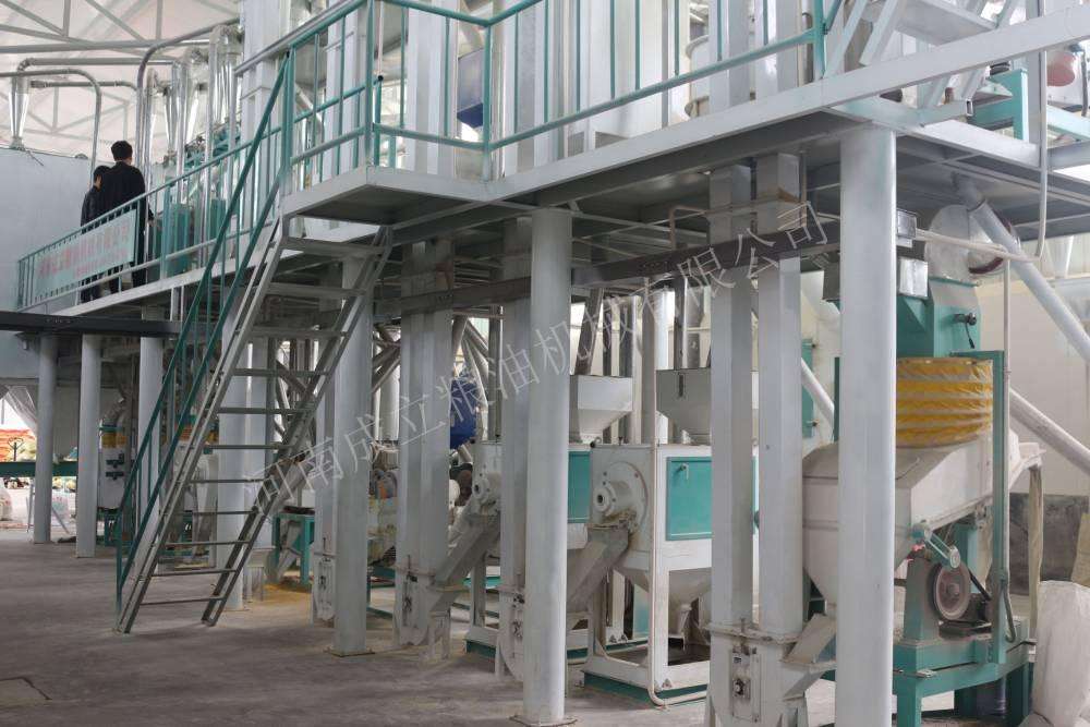 松原日產(chǎn)80噸玉米加工機(jī)械